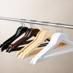 KSP Taylor Wood Hanger - Set of 5 (White)