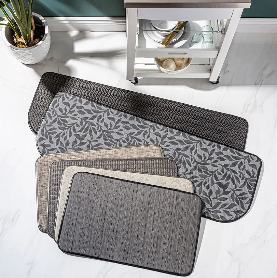 KSP Textaline 'Linen Look' Anti-Fatigue Mat 46cm x 76cm (Brown)