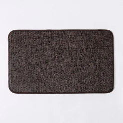 KSP Textaline 'Linen Look' Anti-Fatigue Mat 46cm x 76cm (Dark Brown)