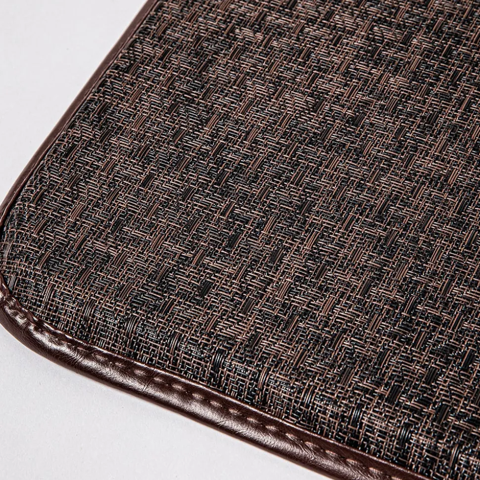 KSP Textaline 'Linen Look' Anti-Fatigue Mat 46cm x 76cm (Dark Brown)