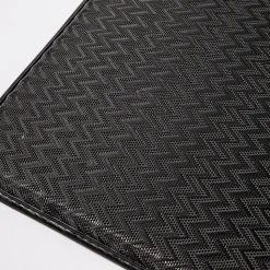 KSP Textaline 'Zig Zag' Large Anti-Fatigue Mat 46cm x 132cm (Black)