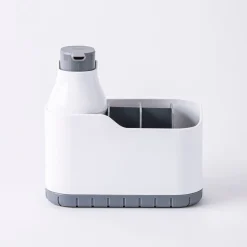 KSP Tidysink Soap Pump & Caddy Organizer (White/Grey)