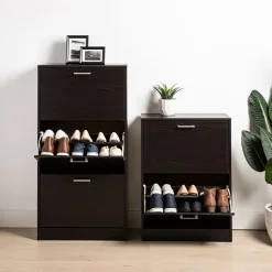 KSP Toby Shoe Cabinet 3-Drawer (Mocha)