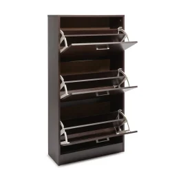 KSP Toby Shoe Cabinet 3-Drawer (Mocha)