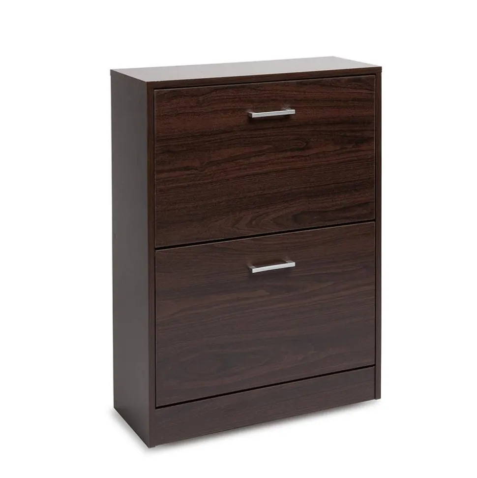 KSP Toby Shoe Cabinet 2-Drawer (Mocha)