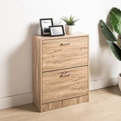KSP Toby Shoe Cabinet 2-Drawer (Natural)