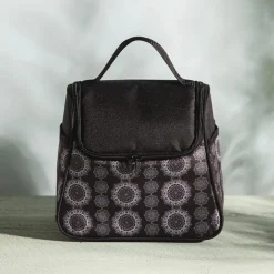 KSP Tote 'Lace' Insulated Lunch Bag (Black/White)