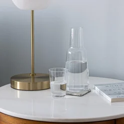 KSP Tranquil Bedside Water Carafe with Glass (900mL))