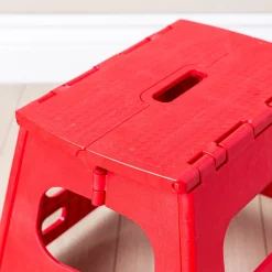 KSP Tread Folding Step Stool Medium (Red)