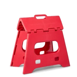 KSP Tread Folding Step Stool Medium (Red)