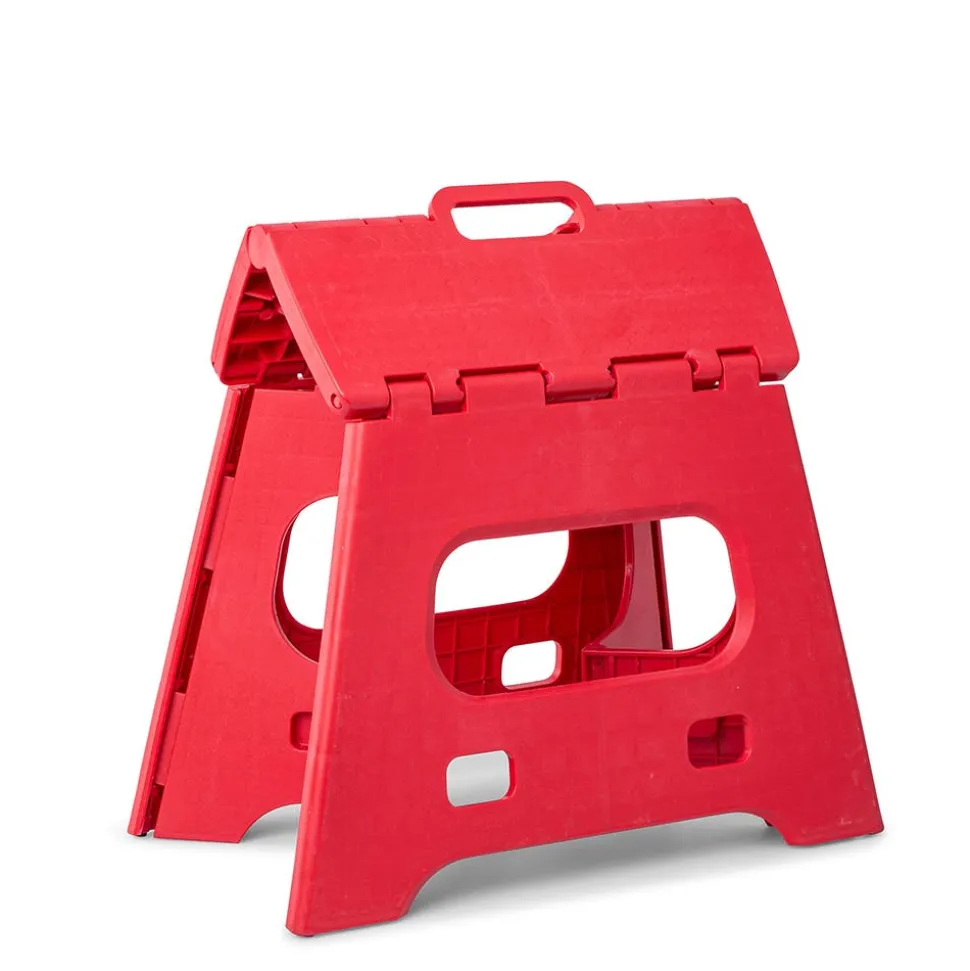 KSP Tread Folding Step Stool Medium (Red)