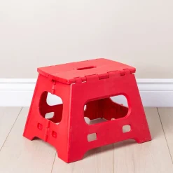 KSP Tread Folding Step Stool Medium (Red)
