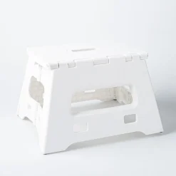 KSP Tread Folding Step Stool Small (White)