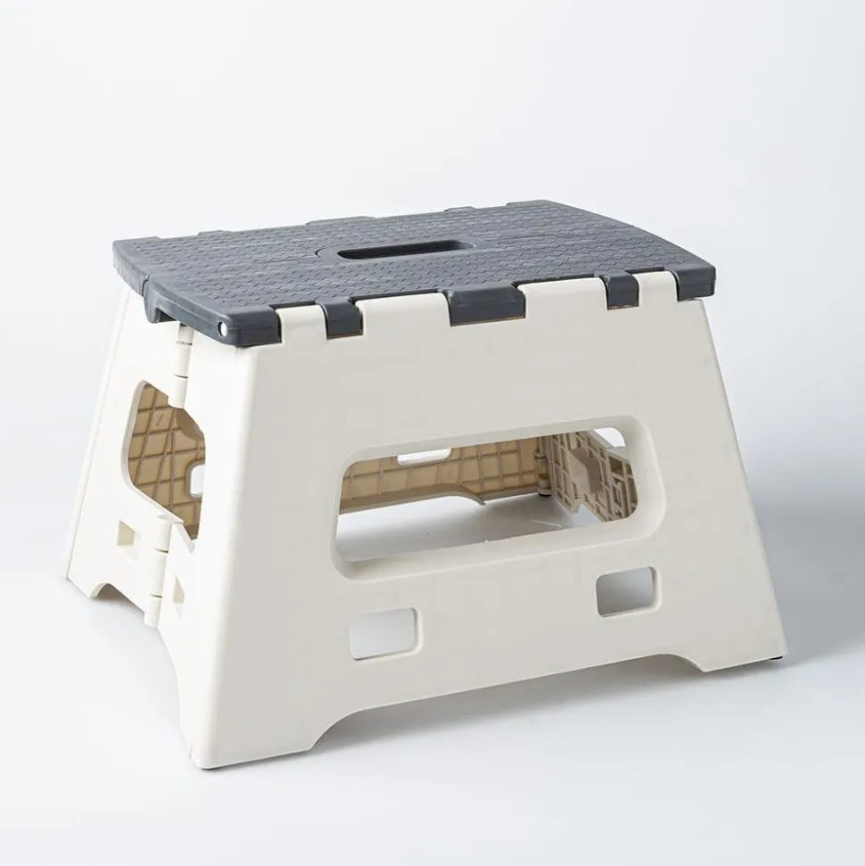 KSP Tread Folding Step Stool Small (Beige/Grey)