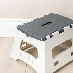 KSP Tread Folding Step Stool Small (Beige/Grey)