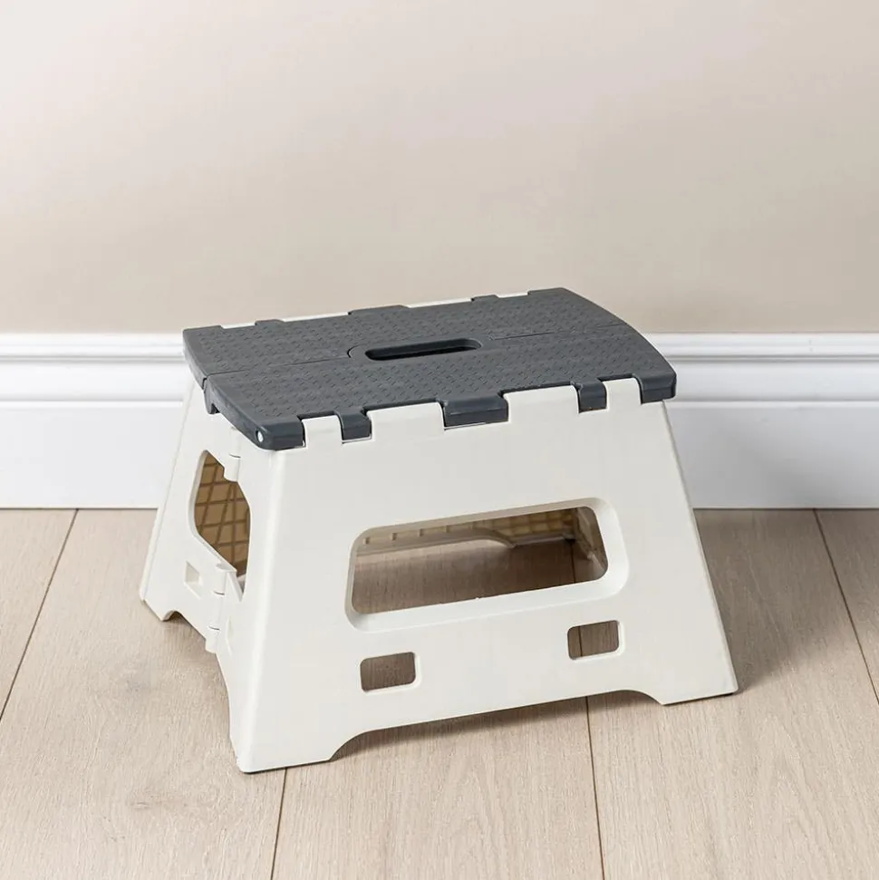 KSP Tread Folding Step Stool Small (Beige/Grey)