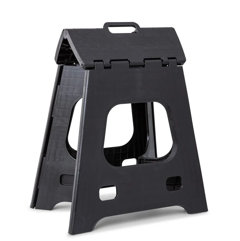 KSP Tread Folding Step Stool Tall (Black)