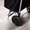 KSP Trek 'Solid' Shopping Trolley (Black)