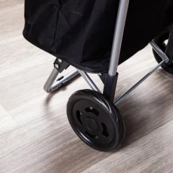 KSP Trek 'Solid' Shopping Trolley (Black)