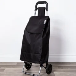 KSP Trek 'Solid' Shopping Trolley (Black)