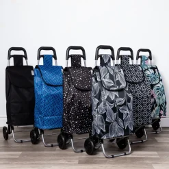 KSP Trek 'Solid' Shopping Trolley (Black)