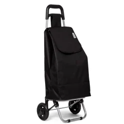 KSP Trek 'Solid' Shopping Trolley (Black)