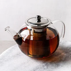 KSP Tropea Glass Teapot with Mesh Infuser (Clear)