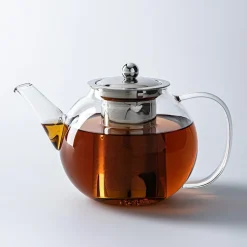 KSP Tropea Glass Teapot with Mesh Infuser (Clear)