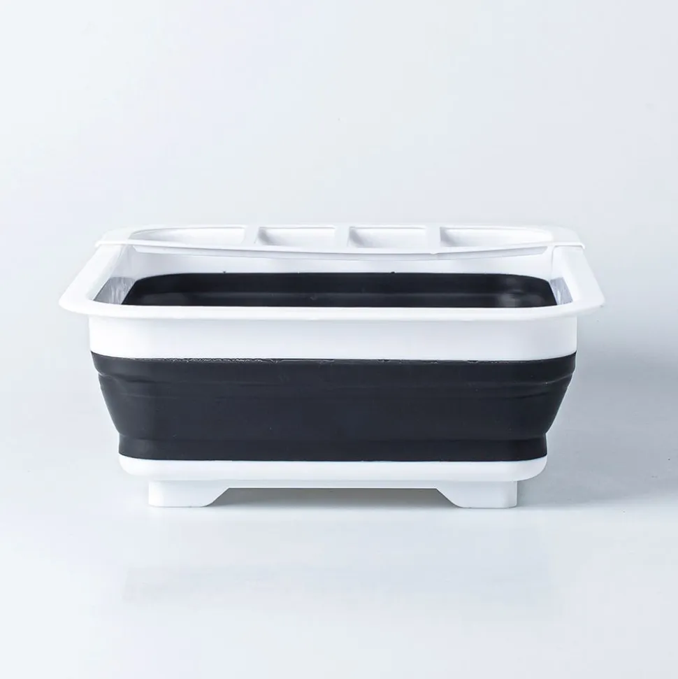 KSP Tubby Collapsible Dish Rack (White/Grey)
