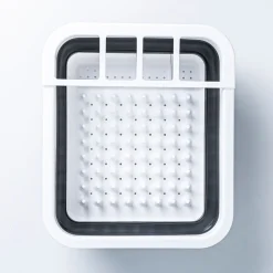 KSP Tubby Collapsible Dish Rack (White/Grey)
