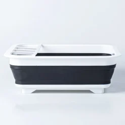 KSP Tubby Collapsible Dish Rack (White/Grey)