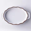 KSP Tuscana Fluted Bakeware Oval Large (White)
