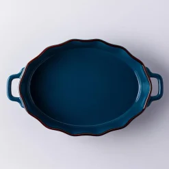 KSP Tuscana Fluted Bakeware Oval Medium (Peacock)