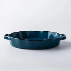 KSP Tuscana Fluted Bakeware Oval Large (Peacock)