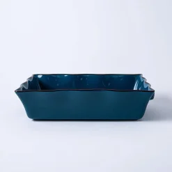 KSP Tuscana Fluted Bakeware Rect. Lrg 36.5x26x9cm (Peacock)