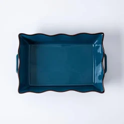 KSP Tuscana Fluted Bakeware Rect. Lrg 36.5x26x9cm (Peacock)