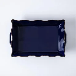 KSP Tuscana Fluted Bakeware Rect. Lrg 36.5x26x9cm (Navy)