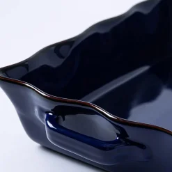 KSP Tuscana Fluted Bakeware Rect. Lrg 36.5x26x9cm (Navy)