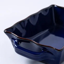 KSP Tuscana Fluted Bakeware Rect. Sml 20.5 x 16 x 6cm (Navy)