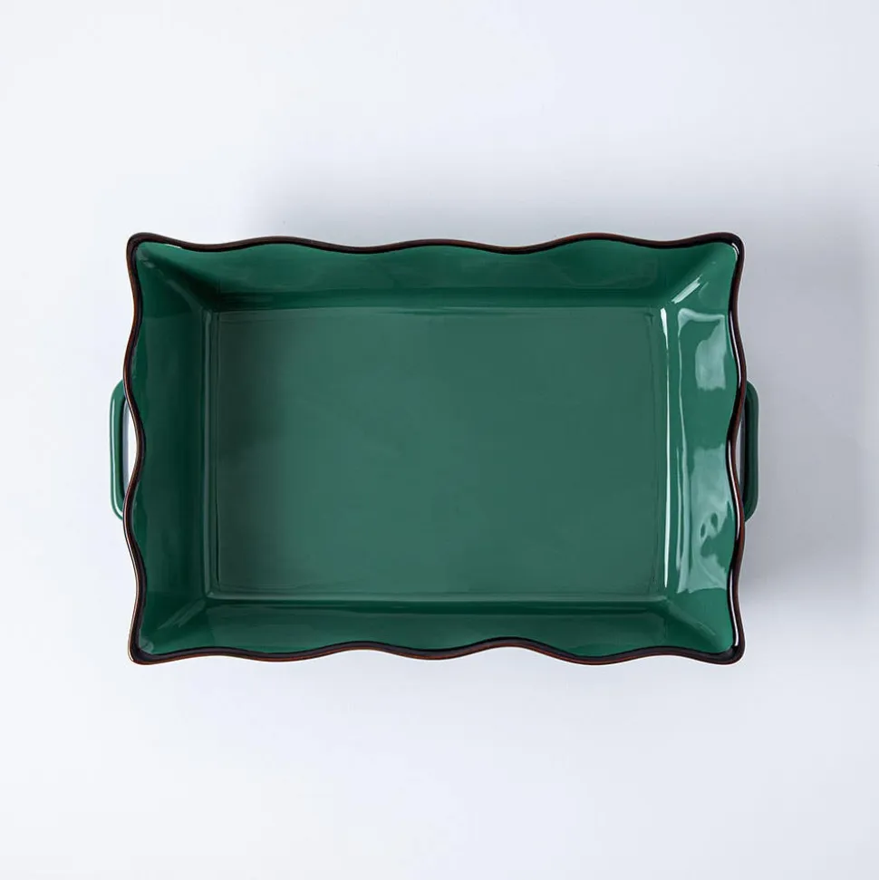 KSP Tuscana Fluted Bakeware Rect. Lrg 36.5x26x9cm (Forest)