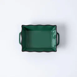 KSP Tuscana Fluted Bakeware Rect. Sml 20.5 x 16 x 6cm (Forest)