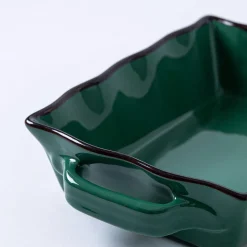 KSP Tuscana Fluted Bakeware Rect. Sml 20.5 x 16 x 6cm (Forest)
