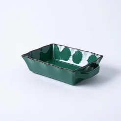KSP Tuscana Fluted Bakeware Rect. Sml 20.5 x 16 x 6cm (Forest)