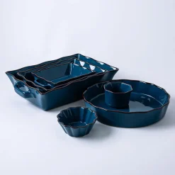 KSP Tuscana Fluted Mini Pie Dish (Peacock)