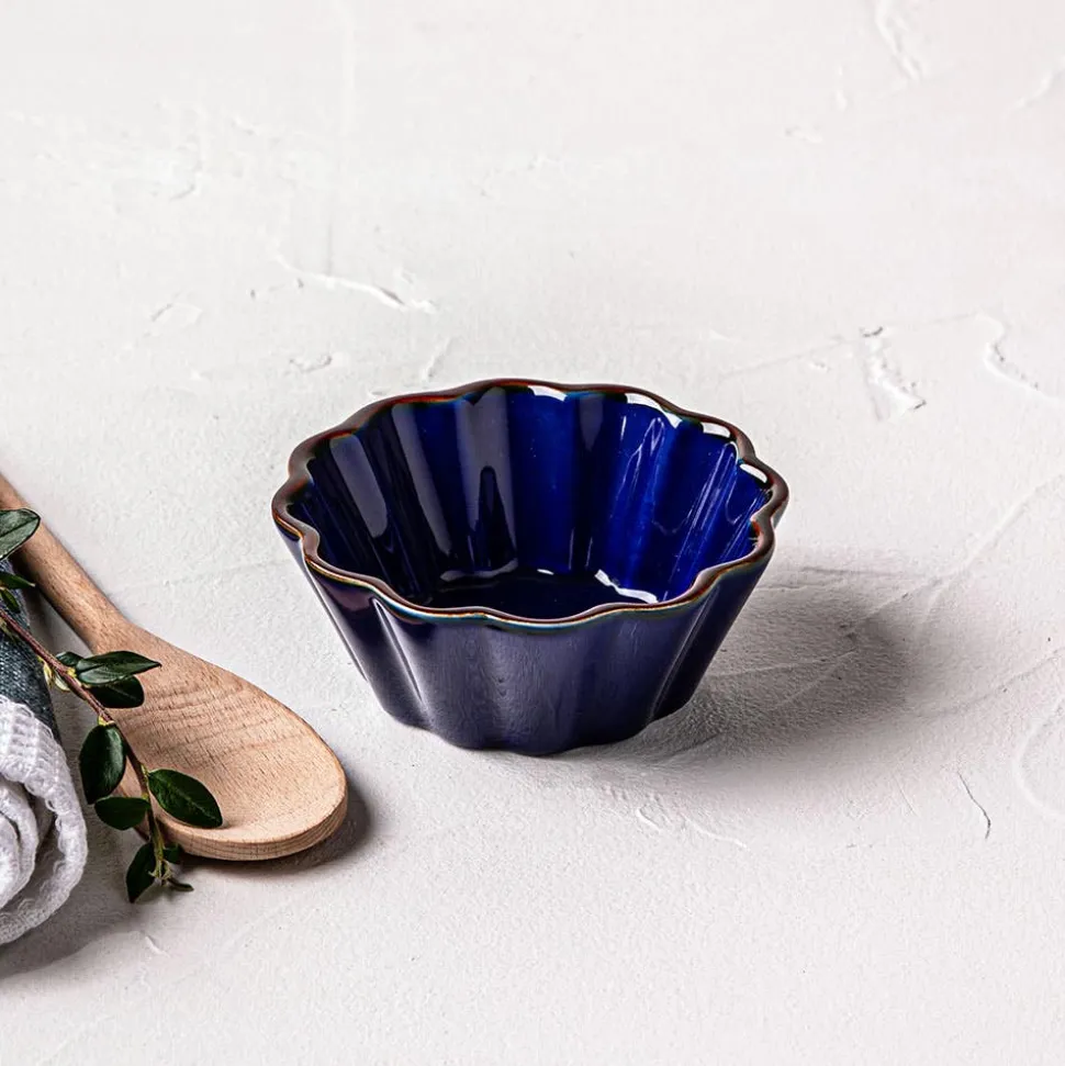 KSP Tuscana Fluted Mini Pie Dish (Navy)