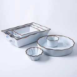 KSP Tuscana Fluted Mini Pie Dish (White)