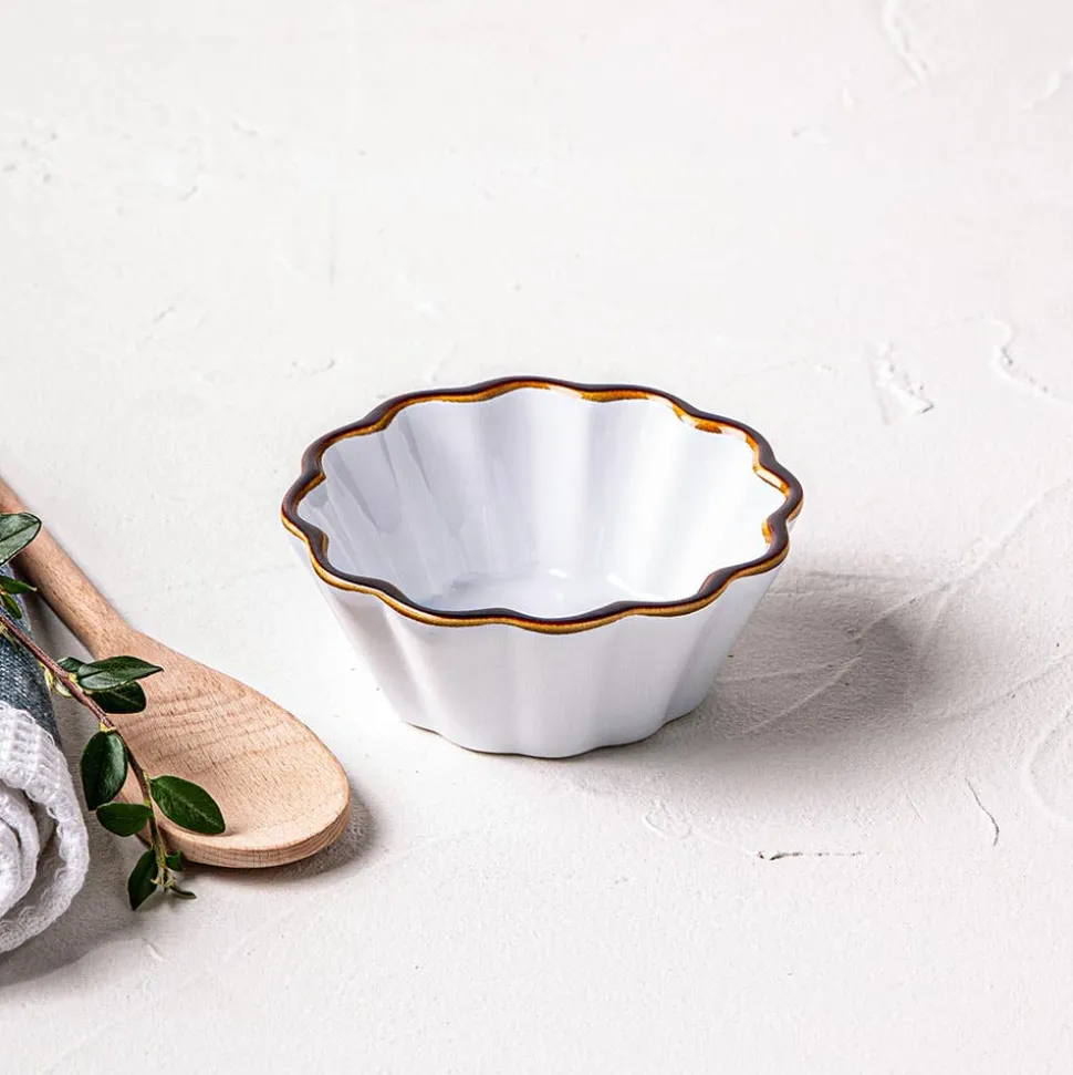 KSP Tuscana Fluted Mini Pie Dish (White)