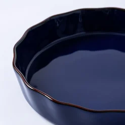 KSP Tuscana Fluted Pie Dish 29cm Dia. x 6cm (Navy)