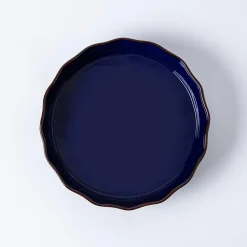 KSP Tuscana Fluted Pie Dish 29cm Dia. x 6cm (Navy)