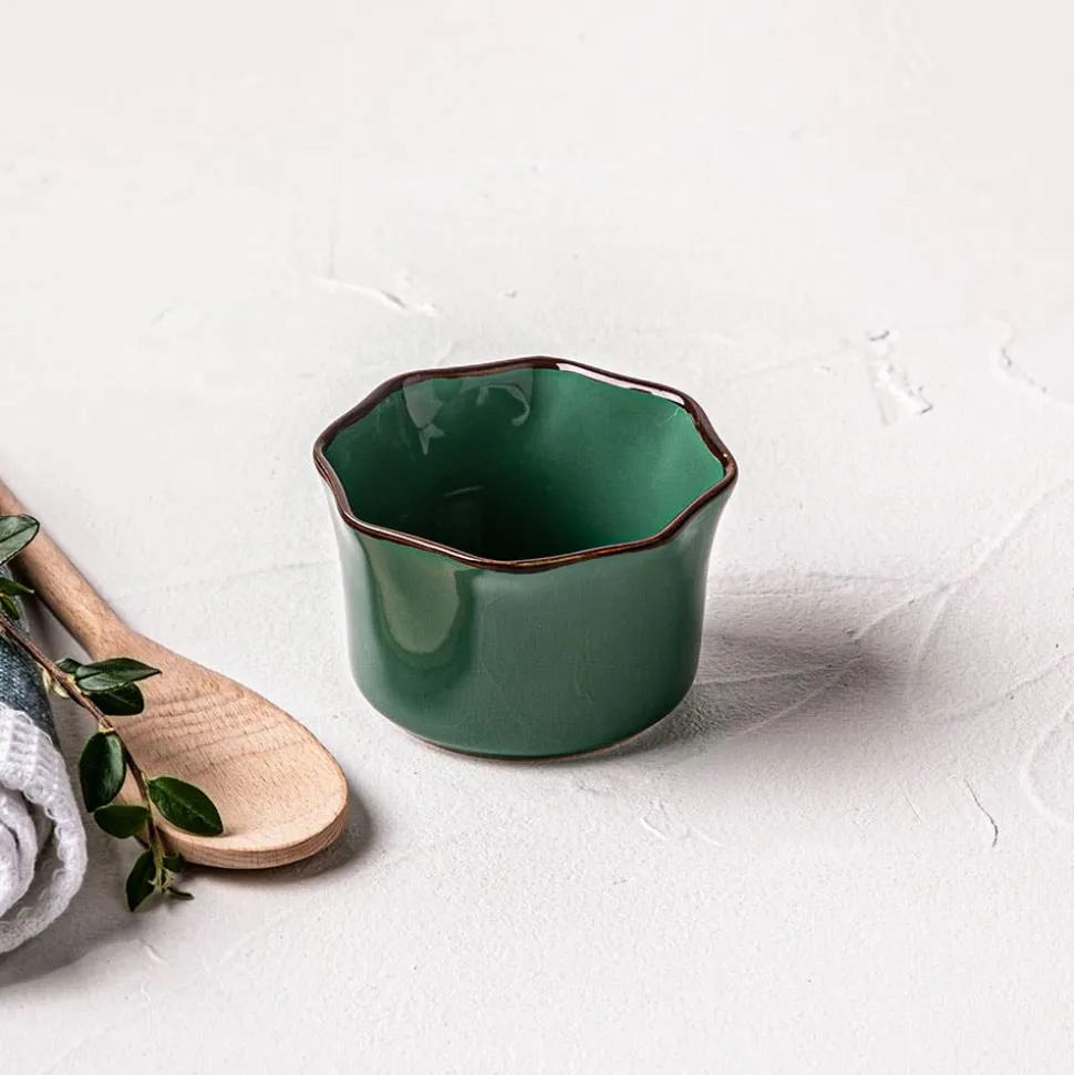 KSP Tuscana Fluted Ramekin 10cm Dia. x 6cm (Forest)